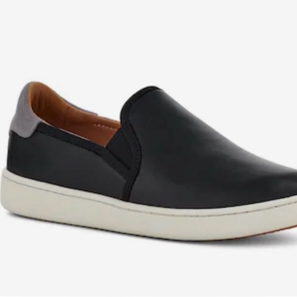 UGG Black and Gray Women's Slip-On Loafers